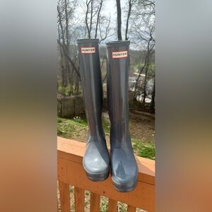 Tall Hunter Boots size 8